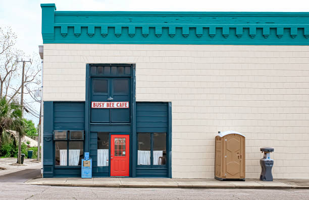 Porta potty delivery and setup in White Pigeon, MI